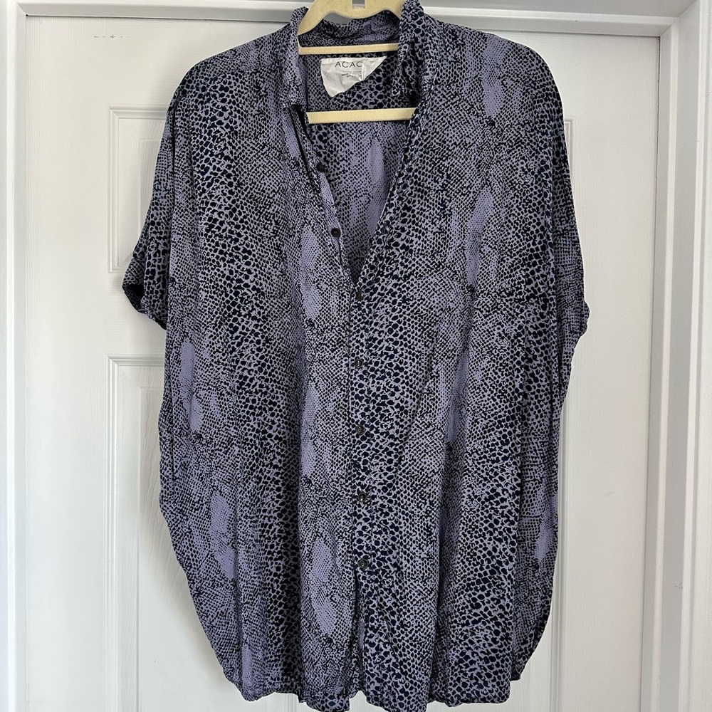 Acacia Mombasa Top M in Snake Print